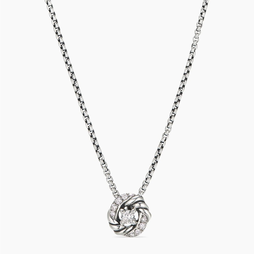 David Yurman - Petite Infinity Pendant Necklace
Sterling Silver with Diamonds